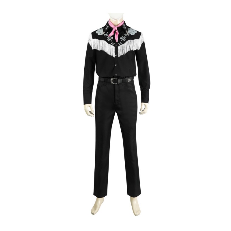 Babi Ken 2023 Movie Black Cosplay Costumes With Hat