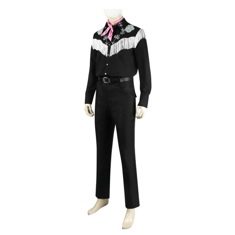 Babi Ken 2023 Movie Black Cosplay Costumes With Hat