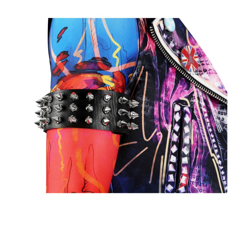 Spiderman Into the Spider-Verse Adult Halloween Suit Spider-Punk Hobart Brown Cosplay Costumes