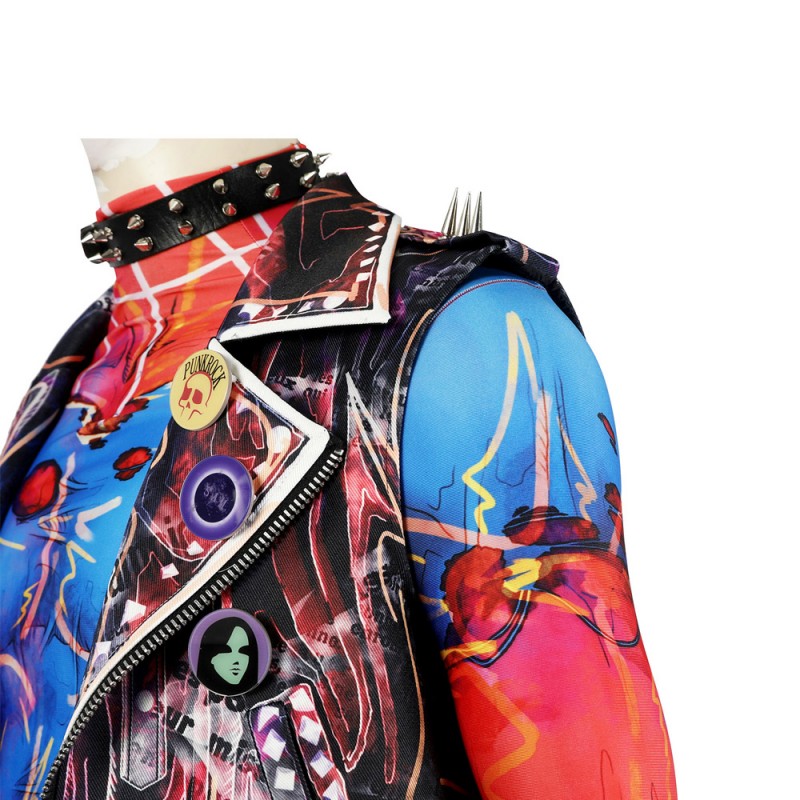 Spiderman Into the Spider-Verse Adult Halloween Suit Spider-Punk Hobart Brown Cosplay Costumes
