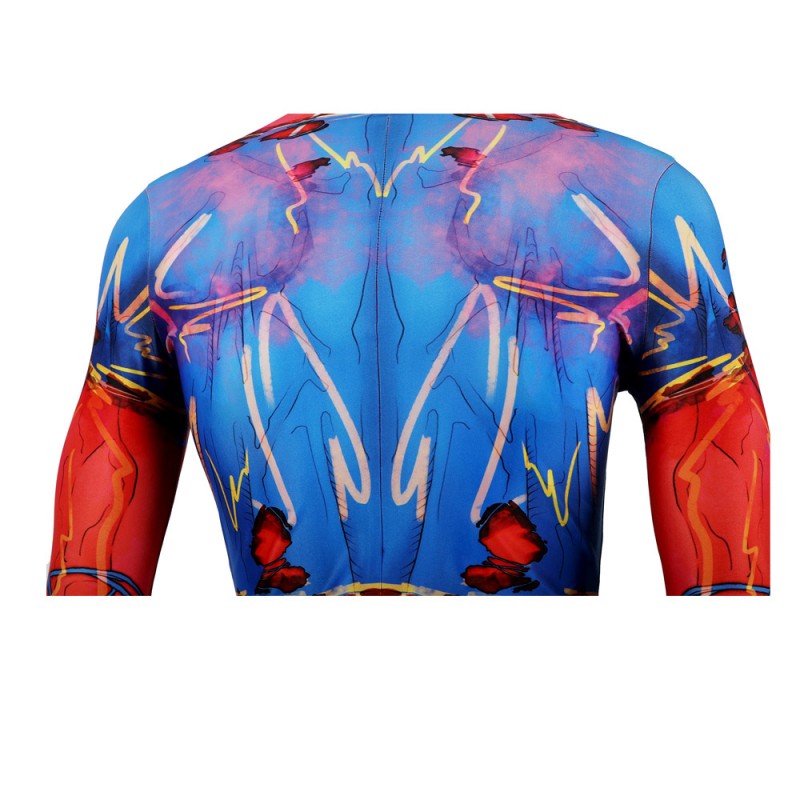 Spiderman Into the Spider-Verse Adult Halloween Suit Spider-Punk Hobart Brown Cosplay Costumes