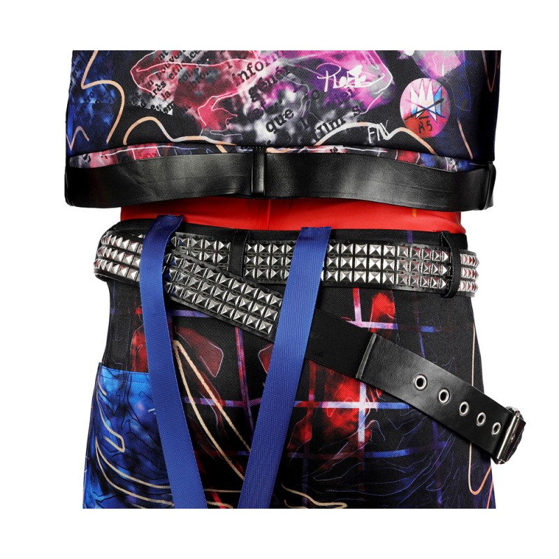 Spiderman Into the Spider-Verse Adult Halloween Suit Spider-Punk Hobart Brown Cosplay Costumes
