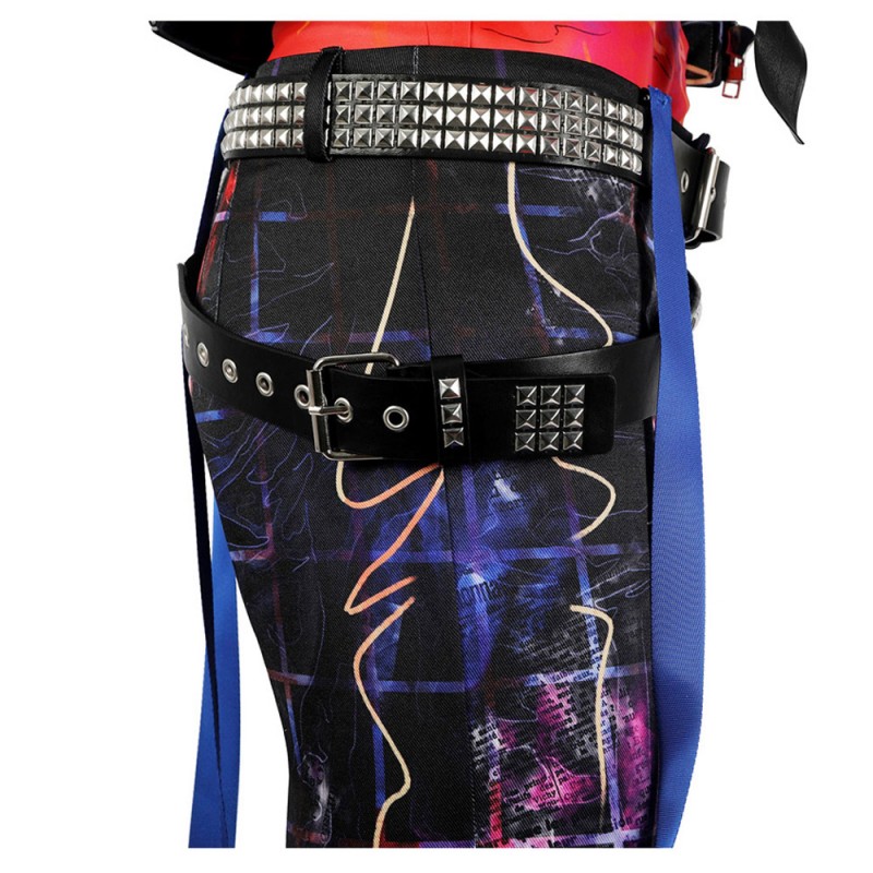 Spiderman Into the Spider-Verse Adult Halloween Suit Spider-Punk Hobart Brown Cosplay Costumes