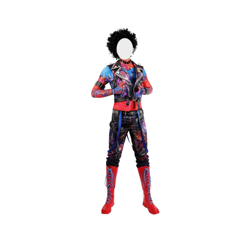 Spiderman Into the Spider-Verse Adult Halloween Suit Spider-Punk Hobart Brown Cosplay Costumes