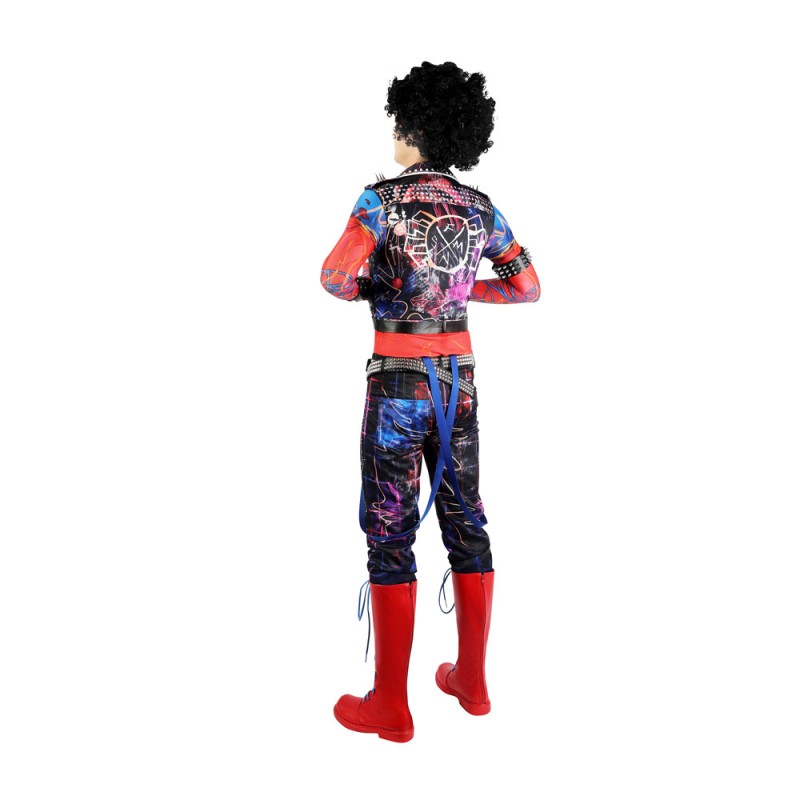Spiderman Into the Spider-Verse Adult Halloween Suit Spider-Punk Hobart Brown Cosplay Costumes