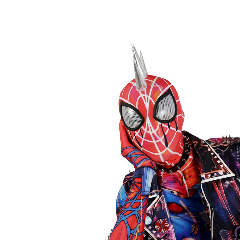 Spiderman Into the Spider-Verse Adult Halloween Suit Spider-Punk Hobart Brown Cosplay Costumes