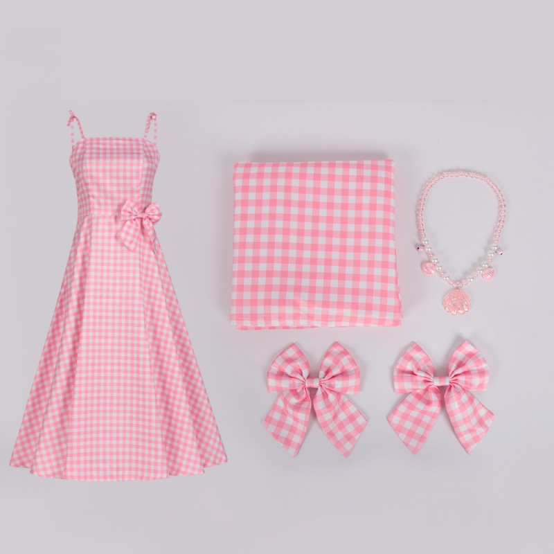 Babi The Movie 2023 Pink Dress Halloween Cosplay Costume