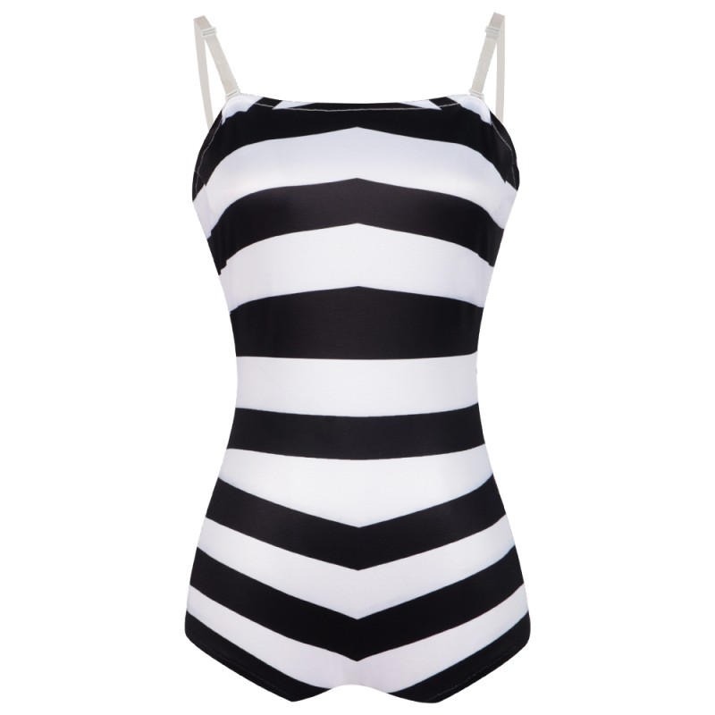2023 Movie Margot Robbie Babi Swimsuit Black and White Halloween Cosplay Costume
