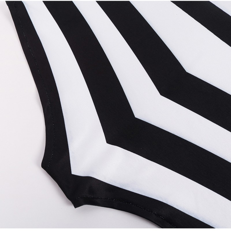 2023 Movie Margot Robbie Babi Swimsuit Black and White Halloween Cosplay Costume