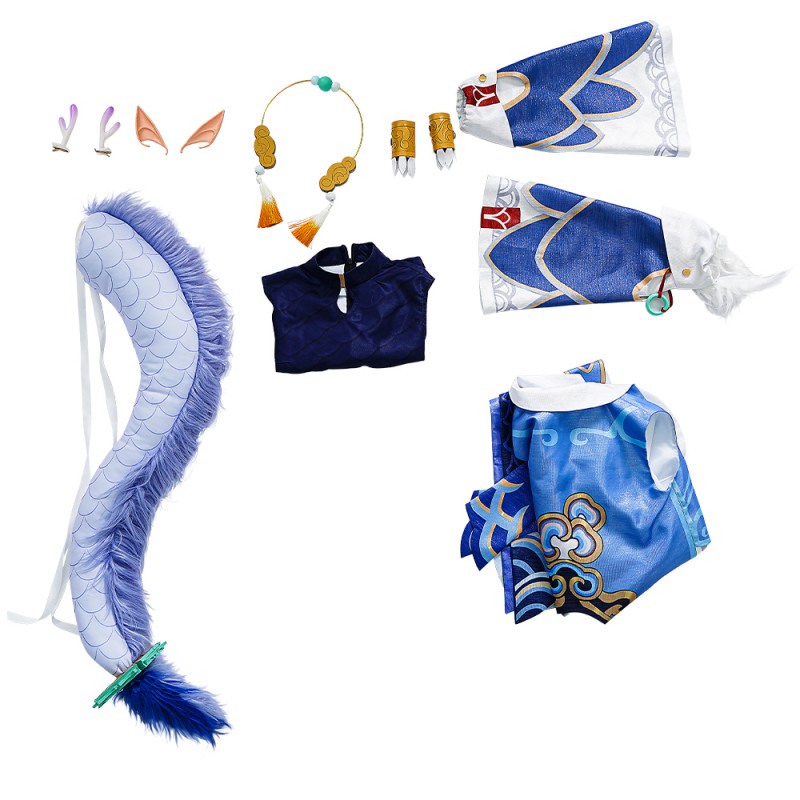 Female Bailu Cosplay Suit Honkai Star Rail Halloween Costumes
