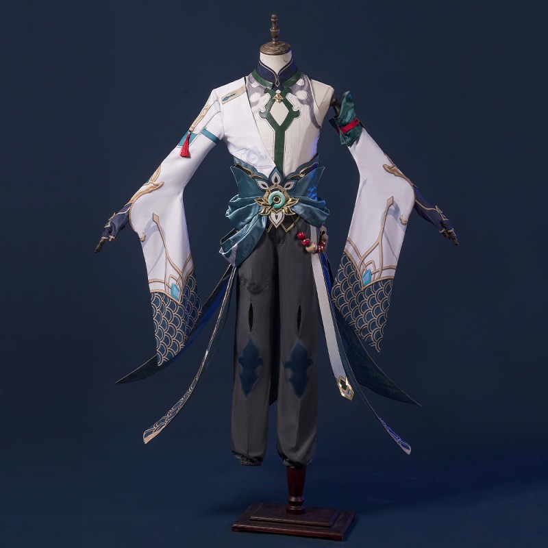 Honkai Star Rail Dan Heng Imbibitor Lunae Cosplay Costumes Outfit With Wig