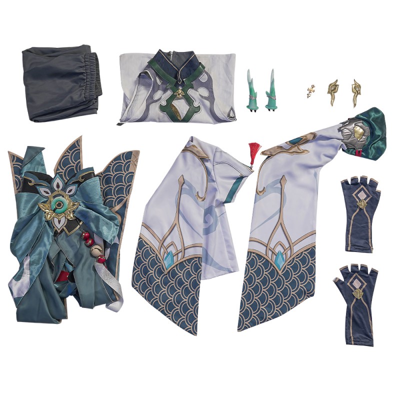 Honkai Star Rail Dan Heng Imbibitor Lunae Cosplay Costumes Outfit With Wig