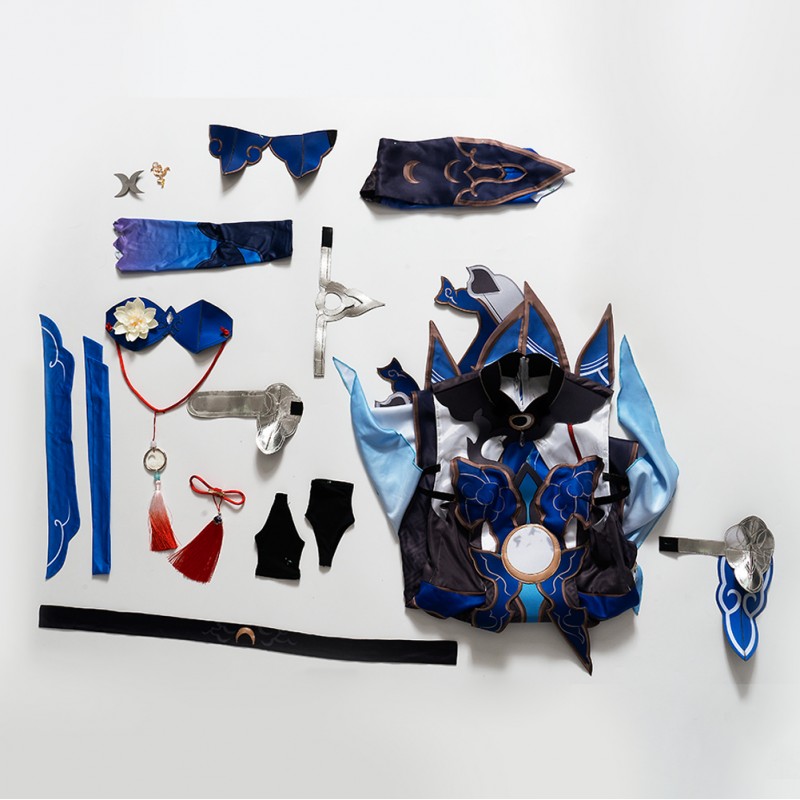 High Quality Jingliu Cosplay Costumes Honkai Star Rail Halloween Suits