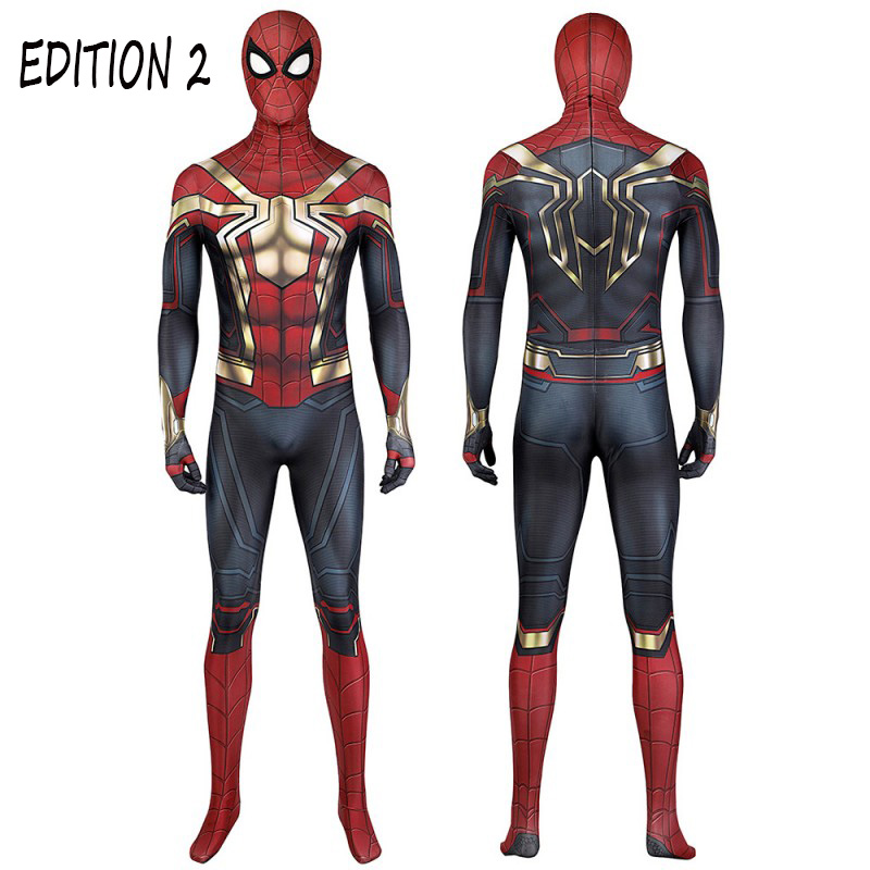Spiderman Peter Parker Cosplay Costumes Classic Spider-Man Halloween Bodysuit Collection
