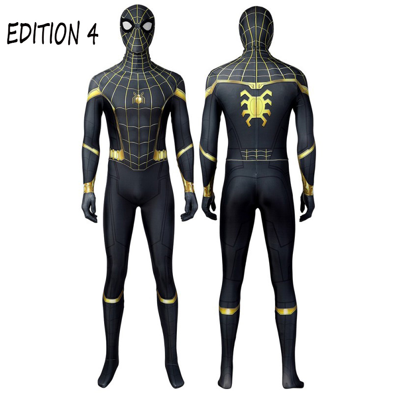 Spiderman Peter Parker Cosplay Costumes Classic Spider-Man Halloween Bodysuit Collection