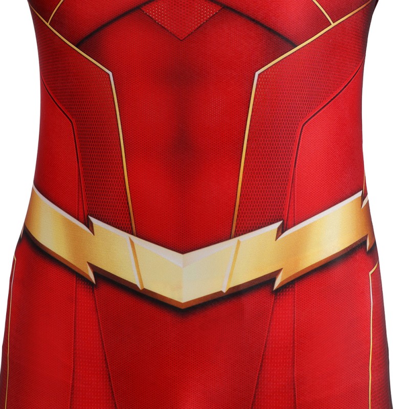 Kids 2023 Barry Allen Cosplay Costumes TF Red Jumpsuit