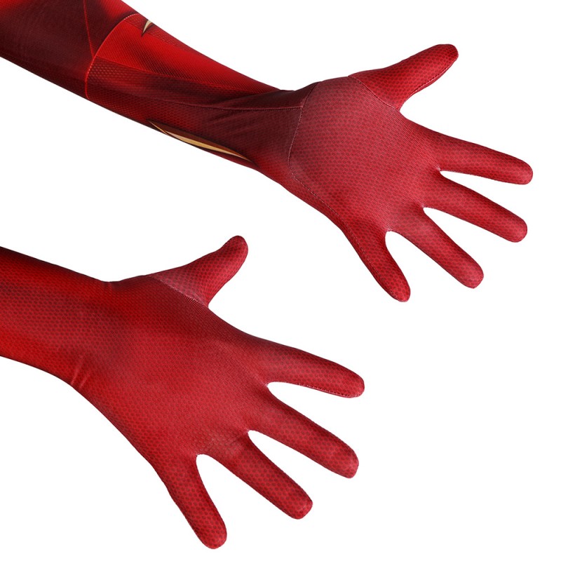 Kids 2023 Barry Allen Cosplay Costumes TF Red Jumpsuit