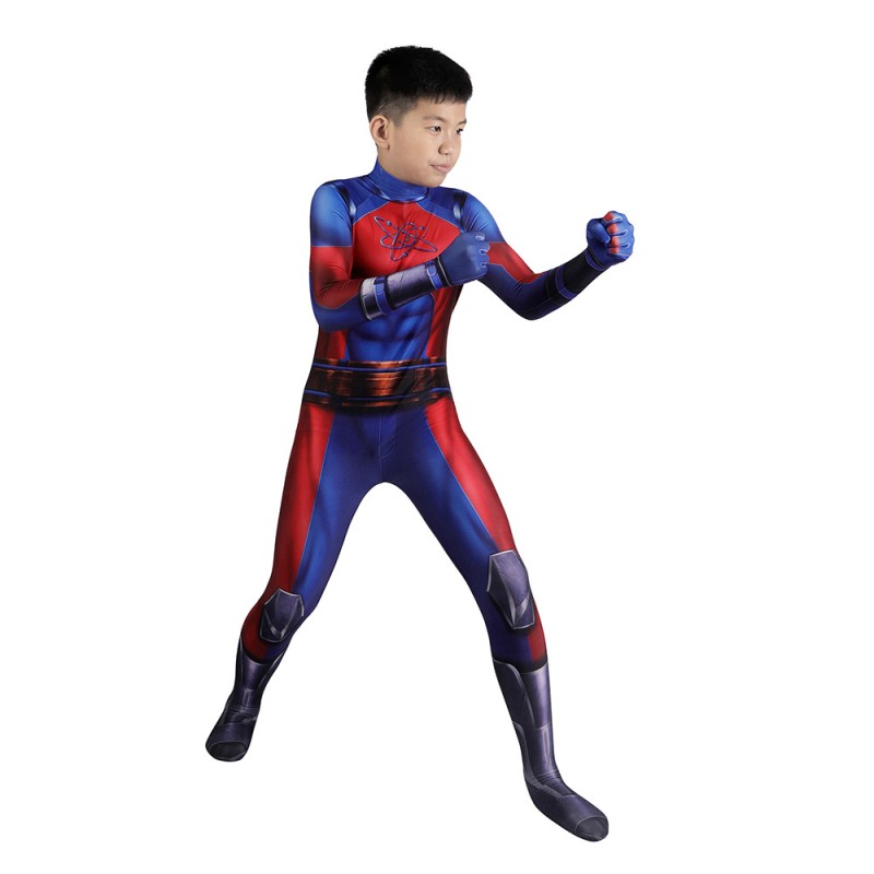 Kids B Adam Atom Smasher Jumpsuit Cosplay Costumes