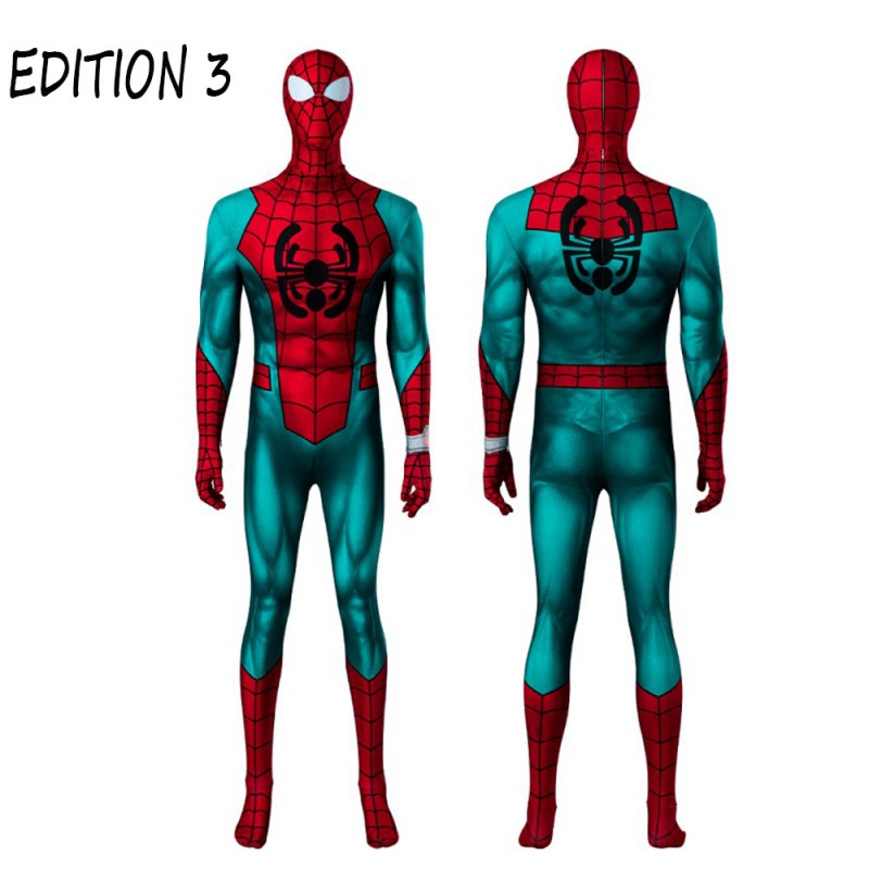 Spider-Man Across the Spider-Verse Cosplay Costumes Spiderman Jumpsuit Collection Halloween Outfits