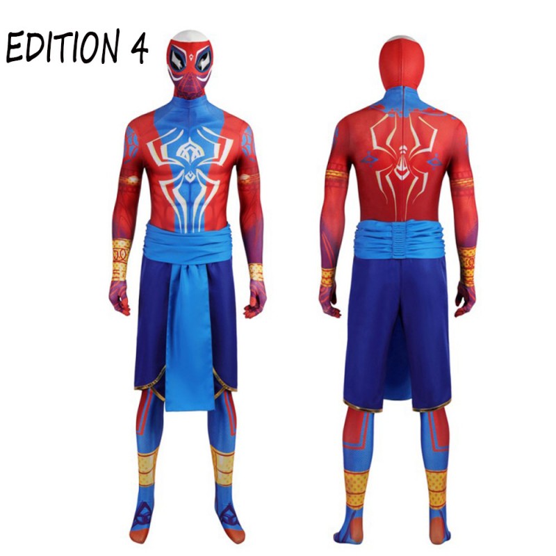 Spider-Man Across the Spider-Verse Cosplay Costumes Spiderman Jumpsuit Collection Halloween Outfits