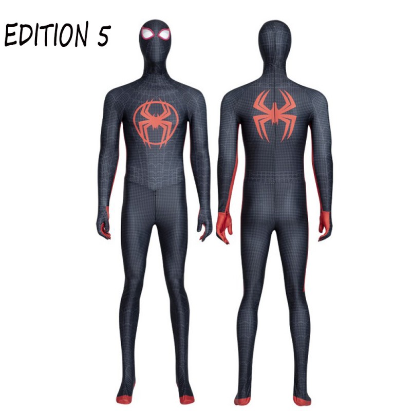Spider-Man Across the Spider-Verse Cosplay Costumes Spiderman Jumpsuit Collection Halloween Outfits