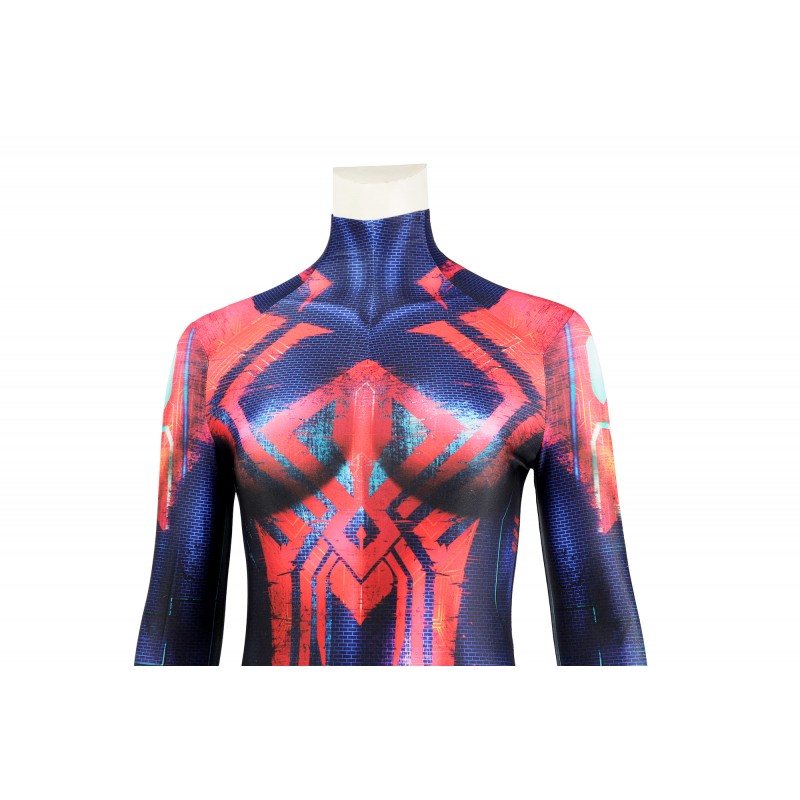 Across The Spider-Verse Spiderman Halloween Suit 2099 Miguel O'Hara Cosplay Costumes