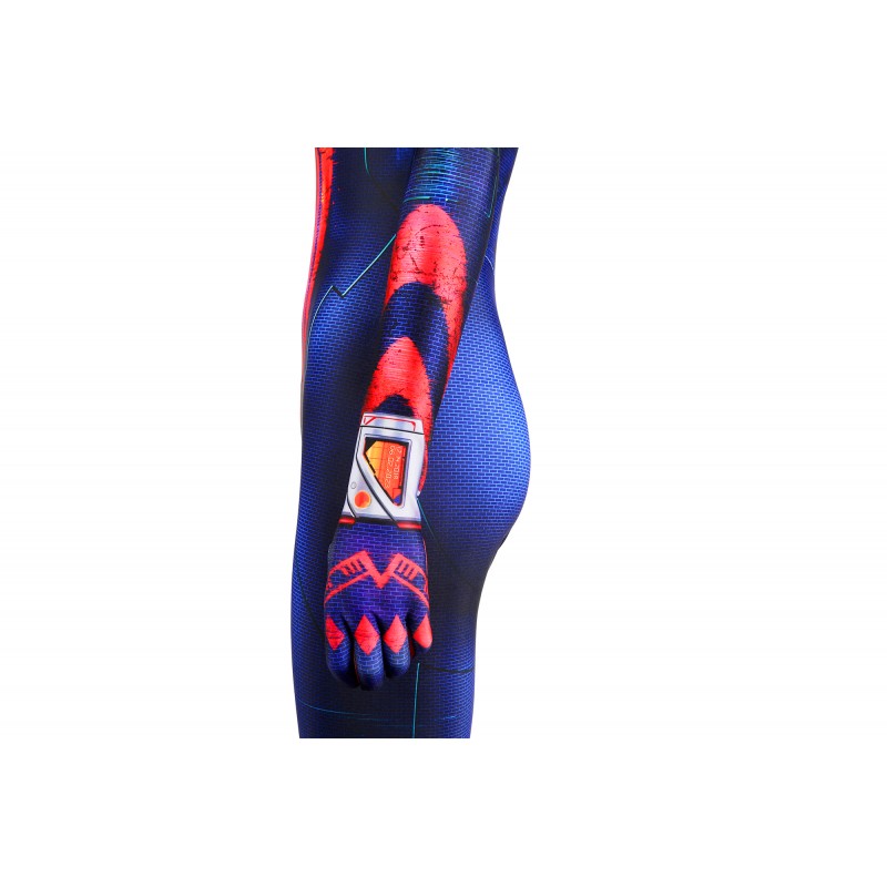 Across The Spider-Verse Spiderman Halloween Suit 2099 Miguel O'Hara Cosplay Costumes
