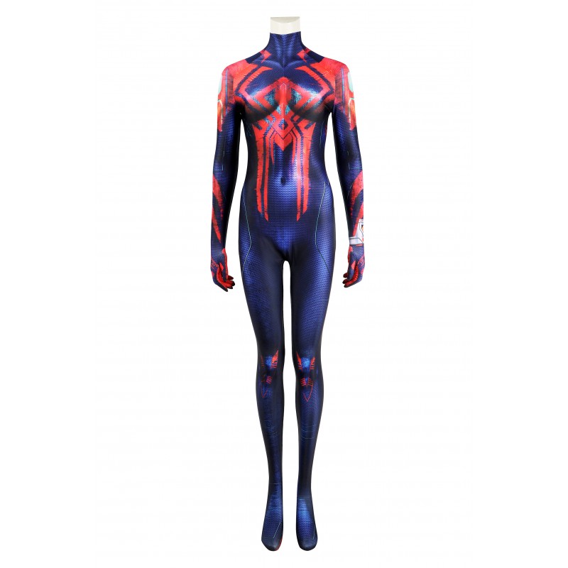 Across The Spider-Verse Spiderman Halloween Suit 2099 Miguel O'Hara Cosplay Costumes
