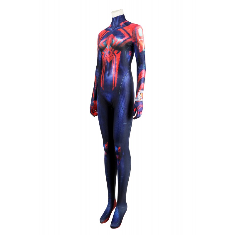 Across The Spider-Verse Spiderman Halloween Suit 2099 Miguel O'Hara Cosplay Costumes