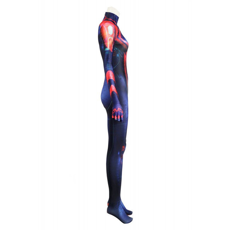Across The Spider-Verse Spiderman Halloween Suit 2099 Miguel O'Hara Cosplay Costumes