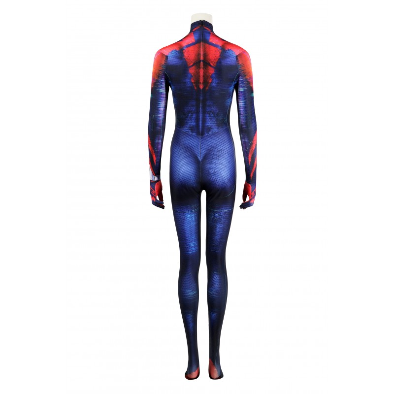 Across The Spider-Verse Spiderman Halloween Suit 2099 Miguel O'Hara Cosplay Costumes