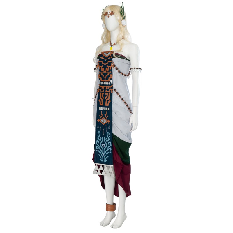 Tears of the Kingdom Queen Sonia Cosplay Costumes The Legend of Zelda Halloween Suit