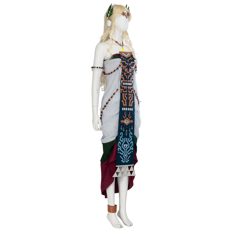 Tears of the Kingdom Queen Sonia Cosplay Costumes The Legend of Zelda Halloween Suit