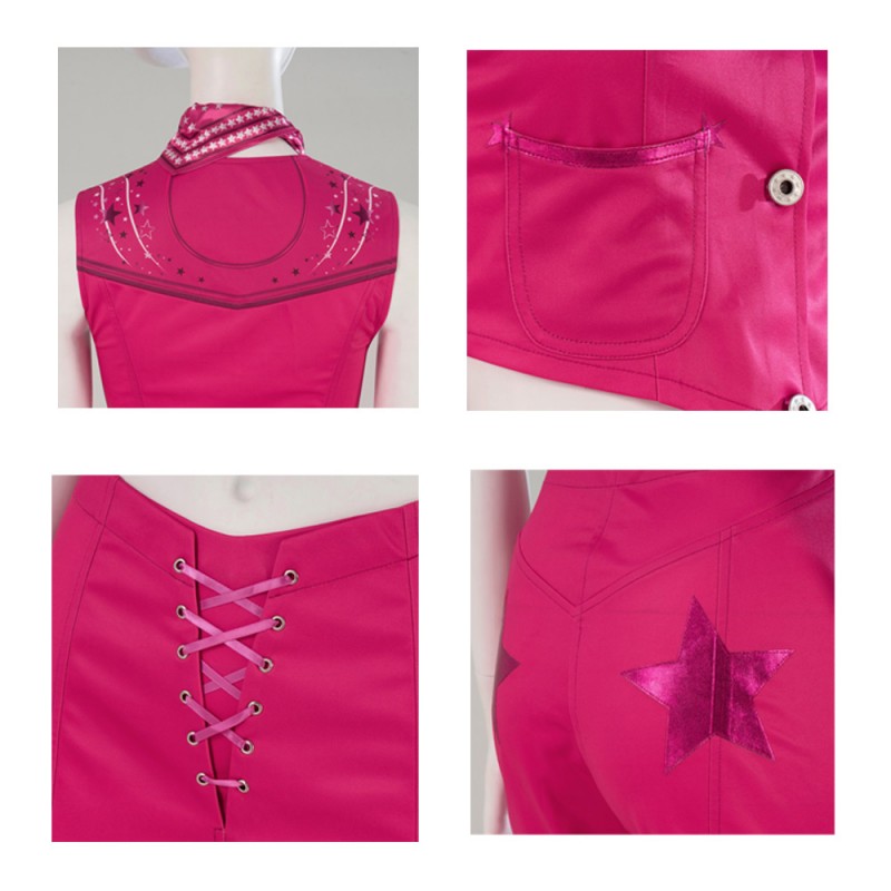 Doll Movie Cosplay Costumes Babi Pink Suit