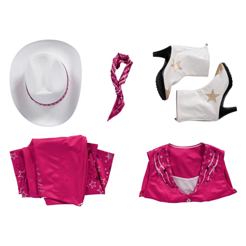 Doll Movie Cosplay Costumes Babi Pink Suit