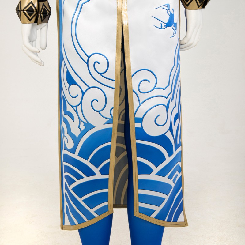 Chun Li Cosplay Costumes Female Street Fighter Halloween Dress Suit