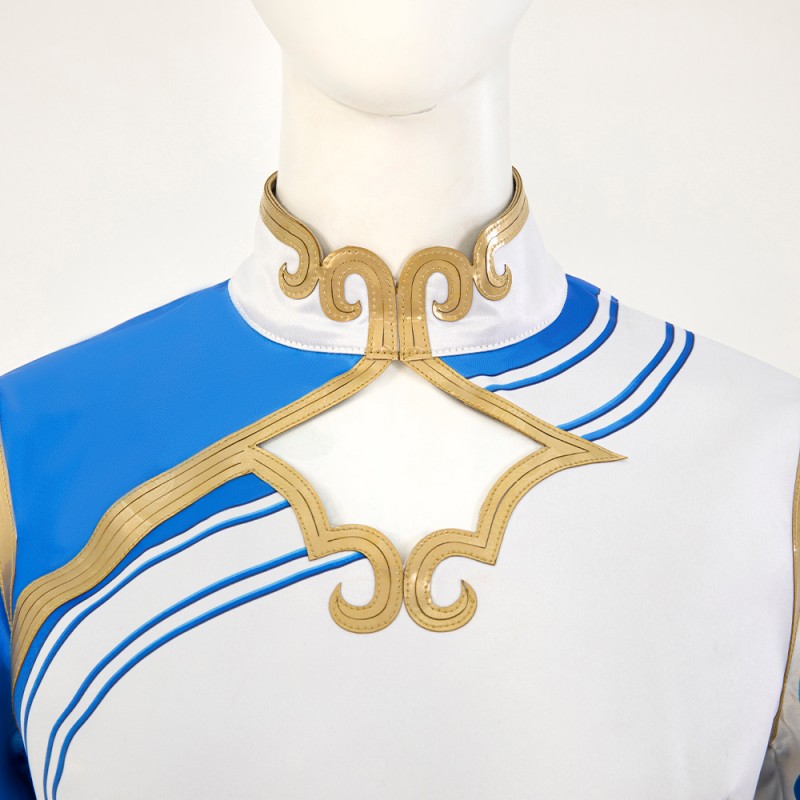 Chun Li Cosplay Costumes Female Street Fighter Halloween Dress Suit