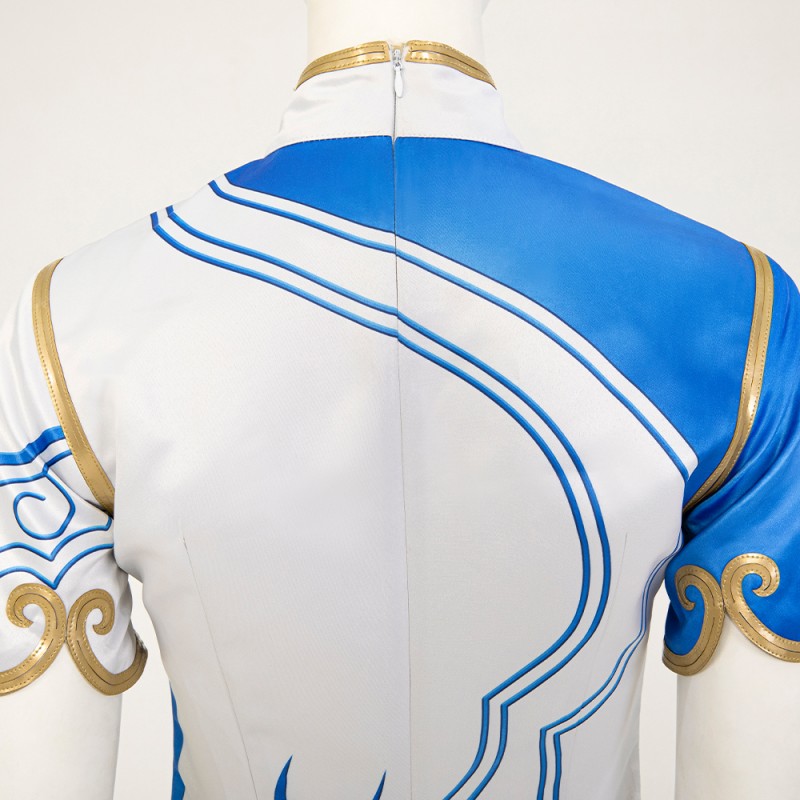 Chun Li Cosplay Costumes Female Street Fighter Halloween Dress Suit