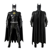 Michael Keaton Halloween Jumpsuit Bruce Wayne Cosplay Costumes