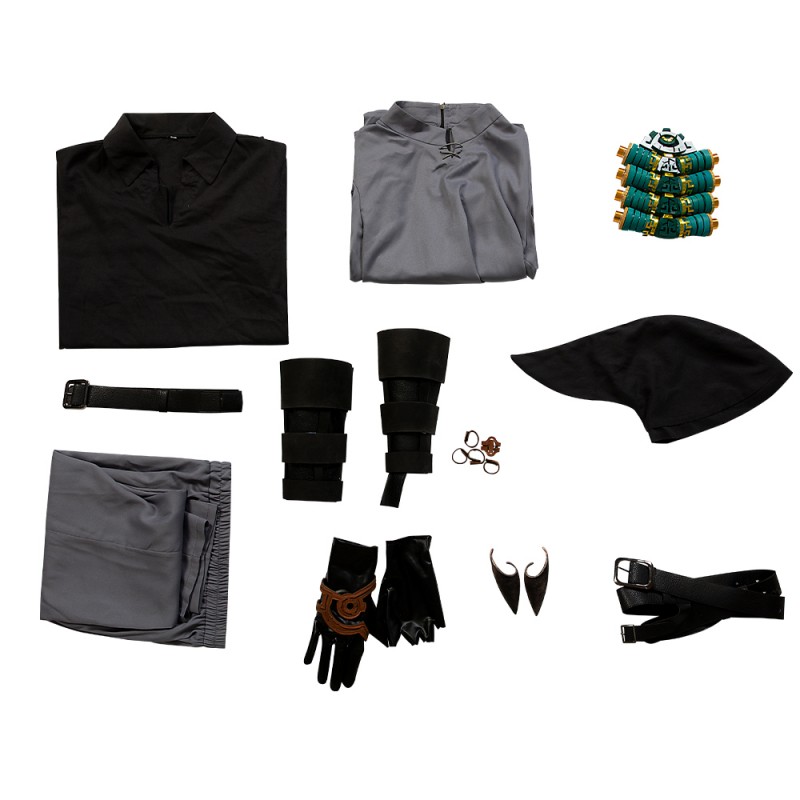 Link Dark Suit The Legend of Zelda Tears of the Kingdom Cosplay Costumes