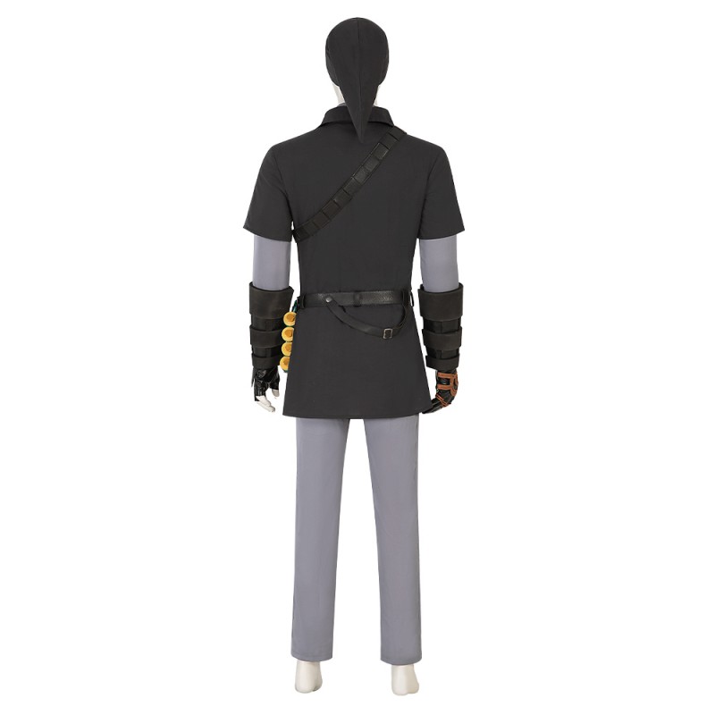 Link Dark Suit The Legend of Zelda Tears of the Kingdom Cosplay Costumes