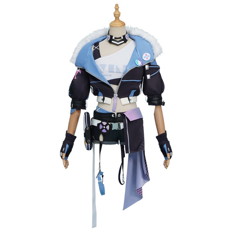 Honkai Star Rail Cosplay Costumes Halloween Silver Wolf Cosplay Suit