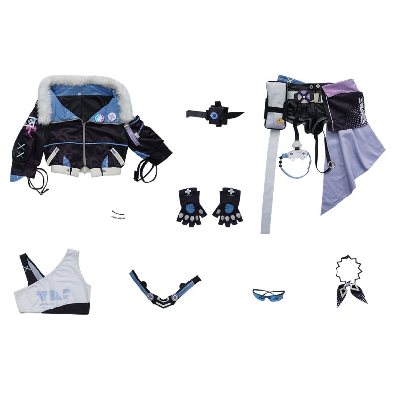 Honkai Star Rail Cosplay Costumes Halloween Silver Wolf Cosplay Suit