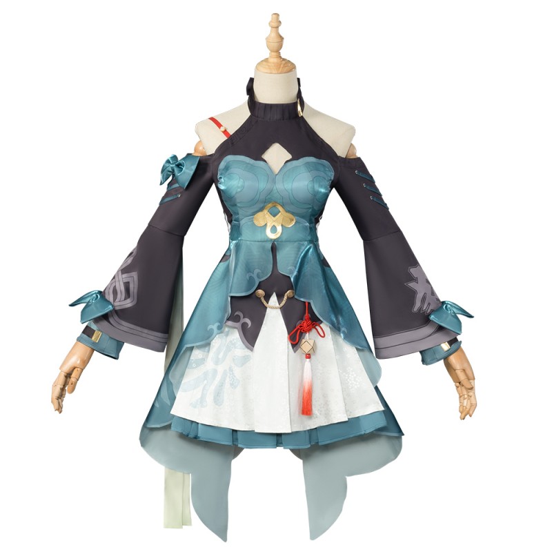 Qingque Female Halloween Suit Honkai Star Rail Cosplay Costumes With Accessories
