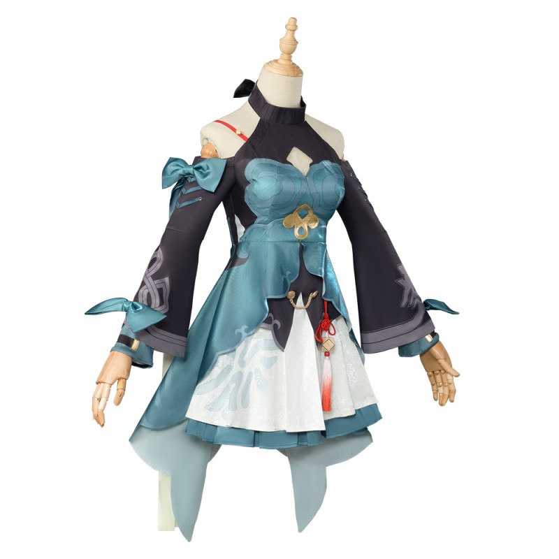 Qingque Female Halloween Suit Honkai Star Rail Cosplay Costumes With Accessories