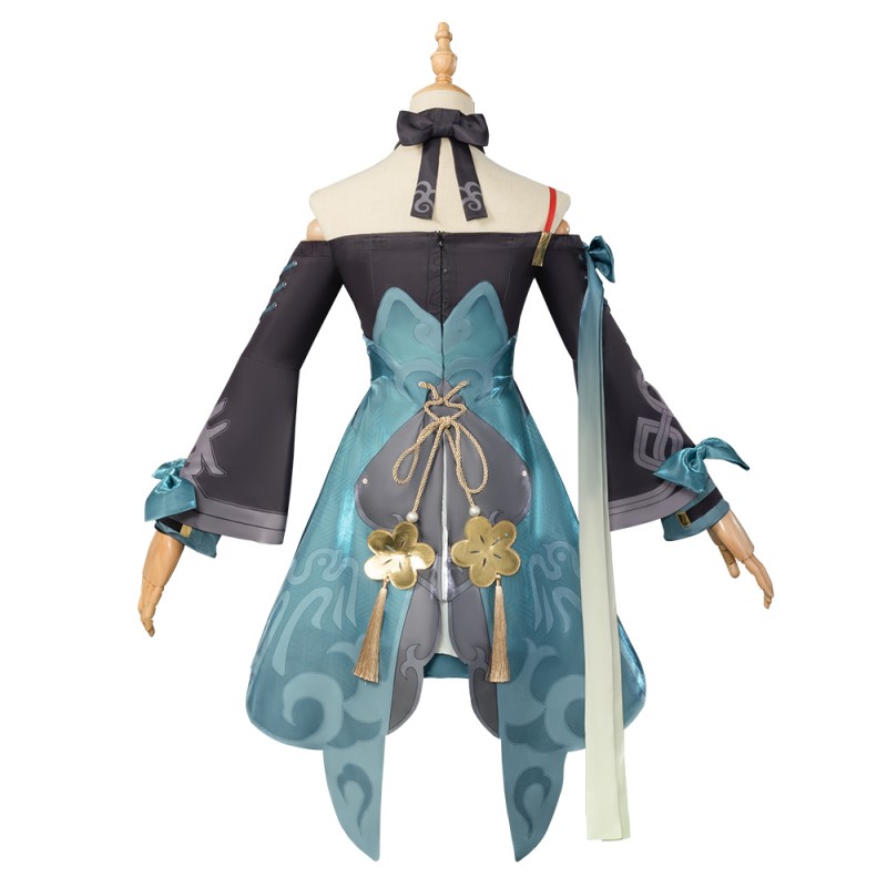 Qingque Female Halloween Suit Honkai Star Rail Cosplay Costumes With Accessories