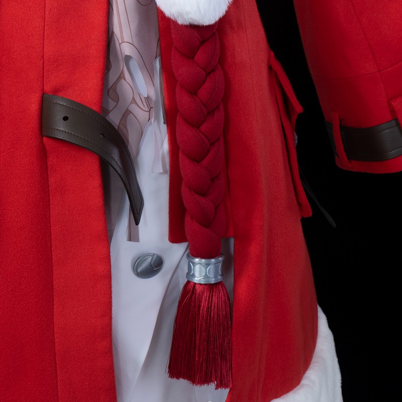 Honkai Star Rail Cosplay Costumes Female Clara Red Uniform Dress