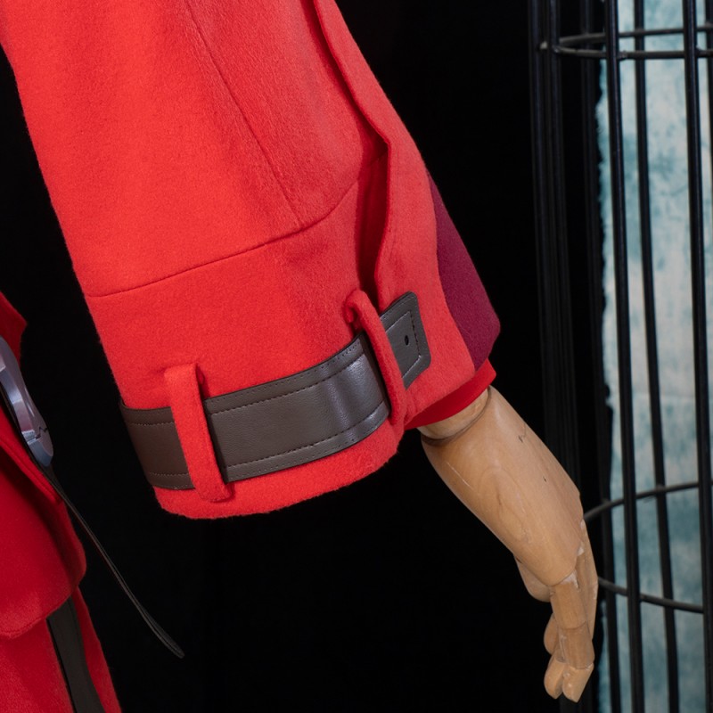 Honkai Star Rail Cosplay Costumes Female Clara Red Uniform Dress