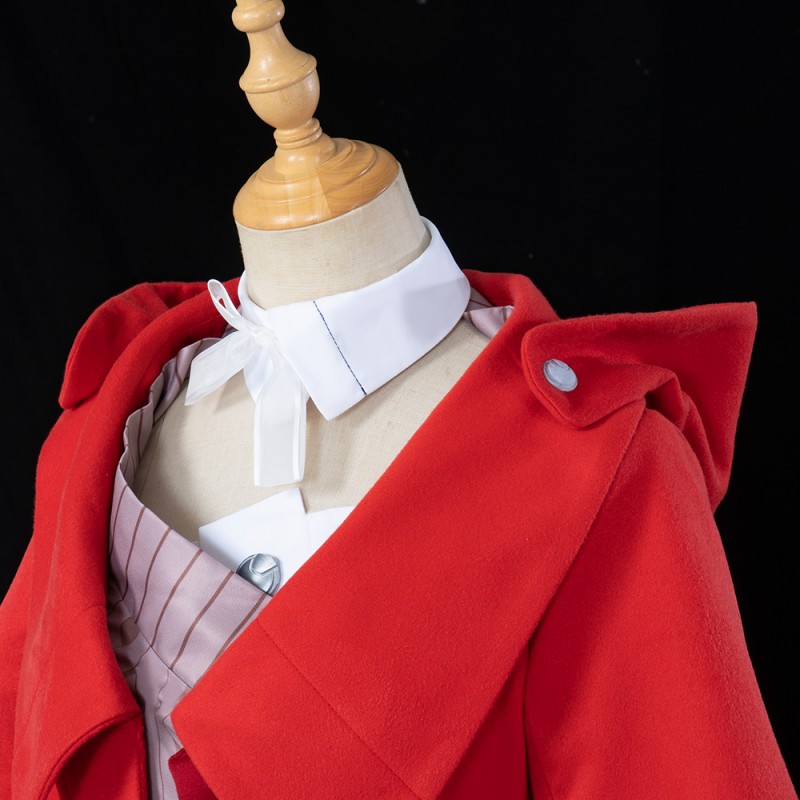 Honkai Star Rail Cosplay Costumes Female Clara Red Uniform Dress