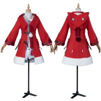 Honkai Star Rail Cosplay Costumes Female Clara Red Uniform Dress